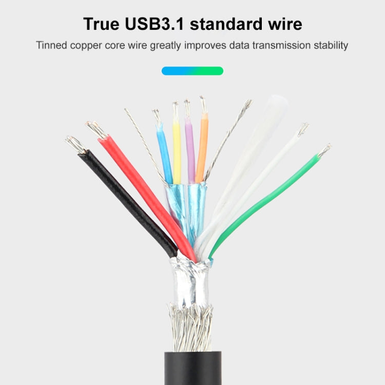 USB 2.0 / 3.1 to Type-C Fast Charging Data Cable, Length: 1m, ZSSG-9B20ZISE – Fast Charging, Aluminum Alloy