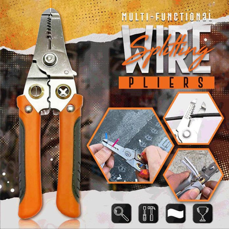 Multi-functional Wire Splitting Pliers Electrician Manual Tool