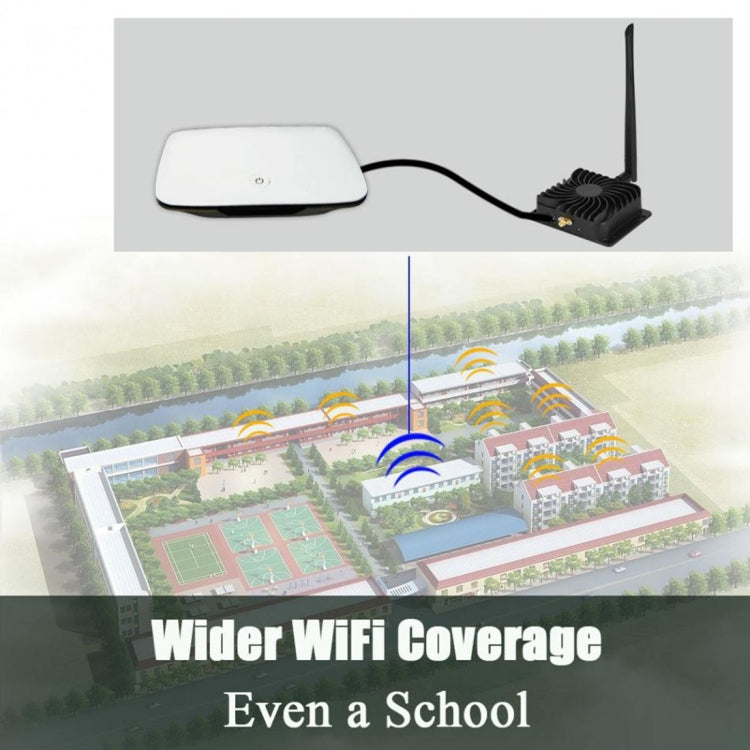 EDUP EP-AB003 8W 2.4GHz WiFi Signal Extender Broadband Amplifier with Antenna for Wireless Router, EP-AB003 8W – Durable Build, Easy to Use