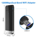 EDUP EP-AC1617 1200Mbps High Speed USB 3.0 WiFi Adapter Receiver Ethernet Adapter, EP-AC1617 1200Mbps – Durable Build, Easy to Use