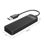 ORICO FL02 480Mbps 4 Ports USB 2.0 HUB, FL02 – TPU