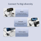 ORICO FL02 480Mbps 4 Ports USB 2.0 HUB, FL02 – TPU