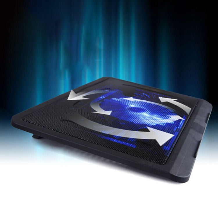 N19 USB Powered Portable Silent Fan Laptop Cooling Pad Stand, N19 – Durable Build, Easy to Use