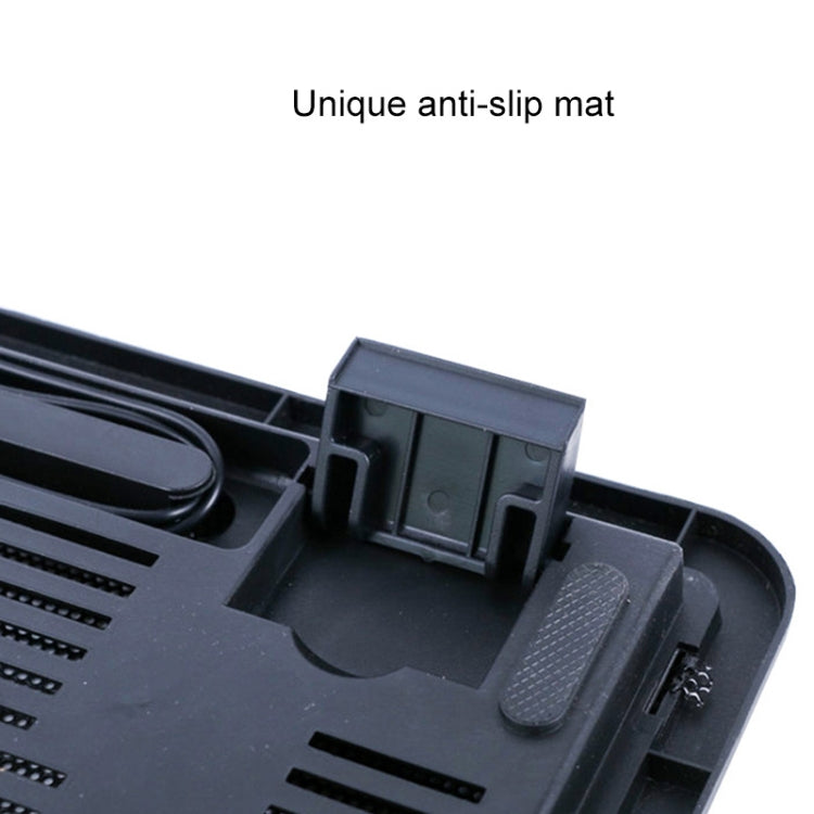 N19 USB Powered Portable Silent Fan Laptop Cooling Pad Stand, N19 – Durable Build, Easy to Use