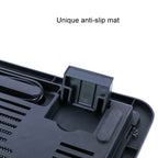 N19 USB Powered Portable Silent Fan Laptop Cooling Pad Stand, N19 – Durable Build, Easy to Use