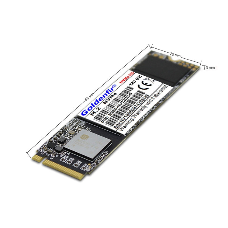 Goldenfir 2.5 inch M.2 NVMe Solid State Drive, Capacity: 120GB, M.2 NVMe 120GB – Durable Build, Easy to Use