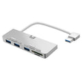 Rocketek For iMac USB3.0 x 3 + SD / TF Multi-function HUB Expansion Dock, USB3.0 x 3 + SD / TF – Aluminum Alloy USB3.0 x 3 + SD TF