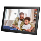 21.5 inch LED Display Digital Photo Frame with Holder & Remote Control, US Plug, 21.5 inch 21.5 inch Black
