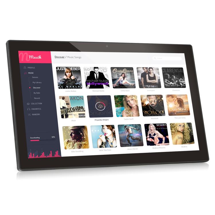 HSD-P514 18.5 inch LCD Touch Screen All in One PC with Holder, 2GB+16GB, Android 11 RK3568 Quad Core, 18.5 inch 2GB+16GB 18.5 inch 2GB+16GB