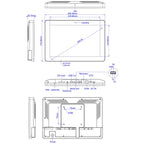 HSD1032 Touch Screen All in One PC, 10.1 inch, 4GB+32GB, Android 14, RK3576S Octa Core, RK3576S 4GB+32GB