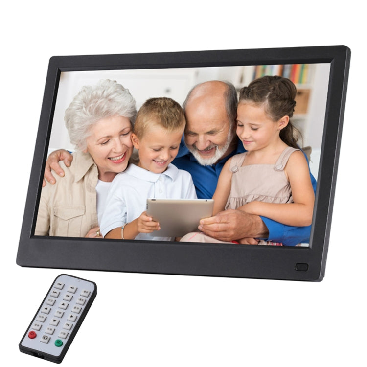 11.6 inch FHD LED Display Digital Photo Frame with Holder & Remote Control, MSTAR V56 Program, Support USB / SD Card Input, MSTAR V56 11.6 inch, 11.6 inch – Durable Build, Easy to Use MSTAR V56 11.6 inch Black