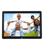17 inch Display Rack Container Advertising Machine Digital Photo Frame Support Water Subtitles Black