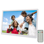 17.0 inch LED Display Digital Photo Frame with Holder / Remote Control, Allwinner Technology, Support USB / SD Card Input / OTG, US/EU/UK Plug, 17.0 inch, 17.0 inch/Without Touch Button Black 17.0 inch White