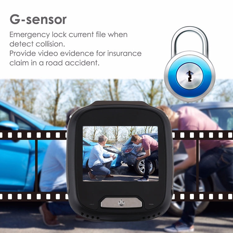 Mini Car DVR Camera Recorder 2.0 inch LCD Screen HD 1080P 170 Degrees Wide Angle Viewing, Support Motion Detection / Infrared Night Vision / TF Card / Mic, 2.0 inch – Durable Build, Easy to Use