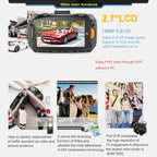 GS90C Car DVR Camera 2.7 inch LCD Screen HD 2304 x 1296P 170 Degree Wide Angle Viewing, Support Motion Detection / TF Card / G-Sensor / HDMI, GS90C