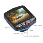 VGA 480P Car Camcorder DVR Driving Recorder Digital Video Camera Voice Recorder with 2.4 inch LCD Screen Display, Support 32GB Micro TF Card & Infrared Night Vision Function(Black + Blue), 2.4 inch LCD – Durable Build, Easy to Use