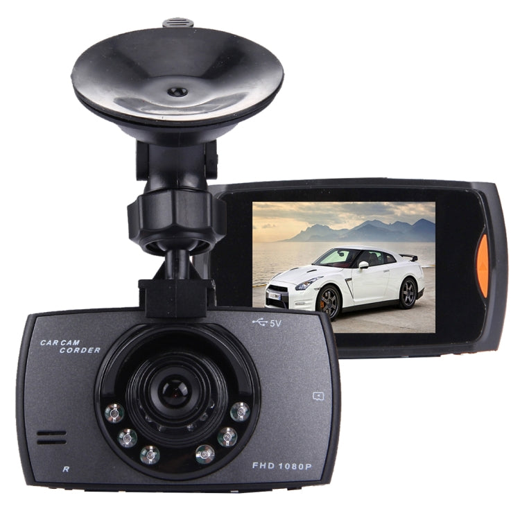 Car DVR Camera 2.7 inch LCD 480P 1.3MP Camera 120 Degree Wide Angle Viewing, Support Night Vision / Motion Detection / TF Card / G-Sensor, 2.7 inch 2.7 inch