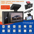 X12 2K Ultra HD Panoramic Triple Recording WiFi Car Driving Recorder Support Mobile APP, X12