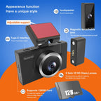 X12 2K Ultra HD Panoramic Triple Recording WiFi Car Driving Recorder Support Mobile APP, X12