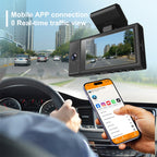 X12 2K Ultra HD Panoramic Triple Recording WiFi Car Driving Recorder Support Mobile APP, X12