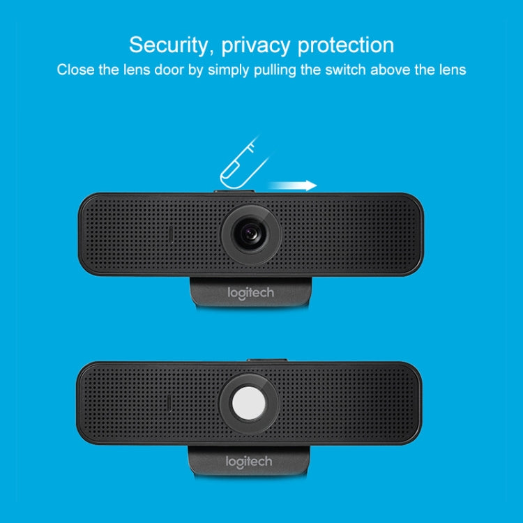 Logitech C925E 1080p HD Webcam with Integrated Security Cover – Durable Build, Easy to Use