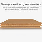 100 PCS Kraft Paper Shipping Box Packaging Box, Size: T8, 29x29x8cm, 29x29x8cm