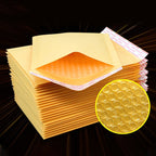 200pcs Kraft Paper Envelope Bag Express Bubble Bag Packaging Bag, Size: 19x28+4cm, 19x28+4cm 19x28+4cm