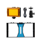 PULUZ 2 in 1 Vlogging Live Broadcast LED Selfie Light Smartphone Video Rig Kits with Cold Shoe Tripod Head for iPhone, Galaxy, Huawei, Xiaomi, HTC, LG, Google, and Other Smartphones, Vlogging Rig+Light, Vlogging Rig+Light(US)