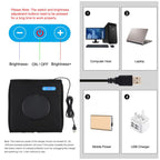 PULUZ 25cm Folding Portable High CRI Ring LED Photo Lighting Studio Tent Box + Shadowless Light Lamp Panel Pad with 12 Colors Backdrops, Size: 25cm x 25cm x 25cm, 25cm High CRI Box + Shadowless Light