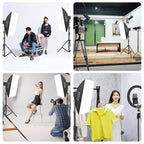 120W Photo Studio Strobe Flash Light Kit with Softbox Reflector & Tripod, Rectangle 120W 2700K-6500K Light Kit EU Plug, Rectangle 120W 2700K-6500K Light Kit UK Plug, Rectangle 120W 2700K-6500K Light Kit US Plug – Durable Build, Easy to Use