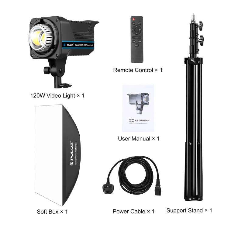 120W Photo Studio Strobe Flash Light Kit with Softbox Reflector & Tripod, Rectangle 120W 2700K-6500K Light Kit EU Plug, Rectangle 120W 2700K-6500K Light Kit UK Plug, Rectangle 120W 2700K-6500K Light Kit US Plug – Durable Build, Easy to Use