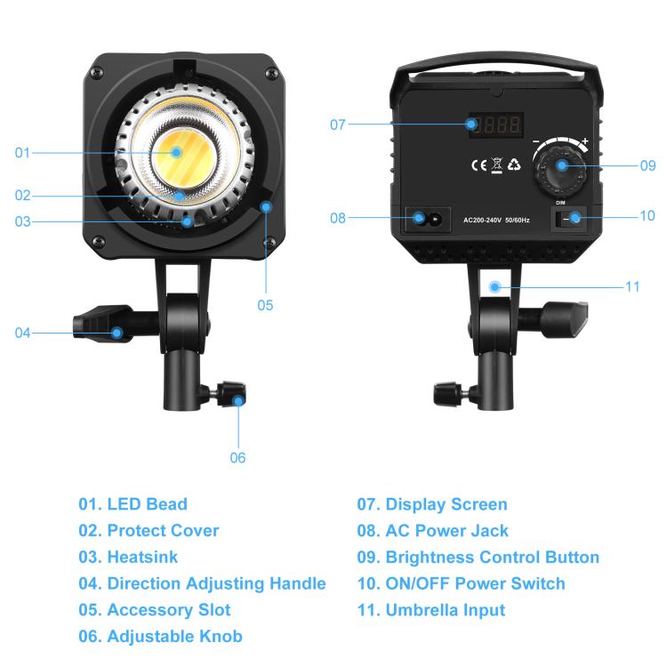120W Photo Studio Strobe Flash Light Kit with Softbox Reflector & Tripod, Rectangle 120W 2700K-6500K Light Kit EU Plug, Rectangle 120W 2700K-6500K Light Kit UK Plug, Rectangle 120W 2700K-6500K Light Kit US Plug – Durable Build, Easy to Use