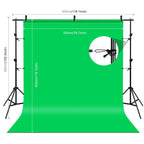 PULUZ LED Light Studio Softbox Photography Kit with 220V Bulb & Background & Reflective & Tripod Mount & Sandbags, Photography Light Kit, EU Plug, Photography Light Kit, US Plug
