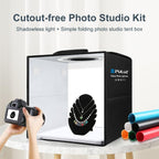 30cm Folding Ring Light Photo Lighting Studio Shooting Tent Box with Shadowless Light Panel, 30cm Box + Shadowless Light – Ultra-thin