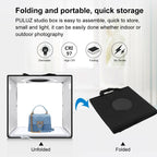 30cm Folding Ring Light Photo Lighting Studio Shooting Tent Box with Shadowless Light Panel, 30cm Box + Shadowless Light – Ultra-thin