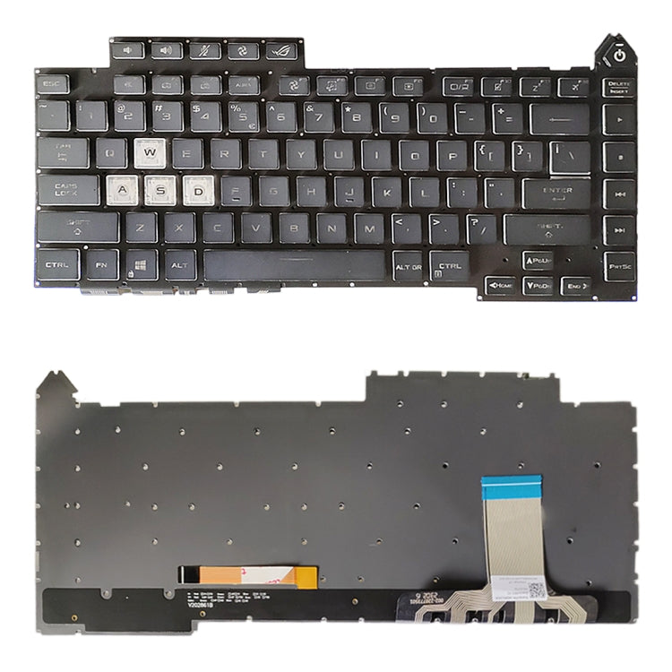 G513 US Version Backlit Laptop Keyboard For Asus ROG Strix G15 G513Q G513QM G513QY GL543 0KBR0-4810US00 4812US00 4814US00 – Durable Build, Easy to Use, For Asus ROG Strix G15 For Asus ROG Strix G15