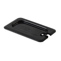 GN 1/9 Slotted Cover for Gastronorm Container Black