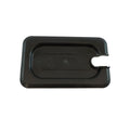 GN 1/9 Polycarbonate Gastronorm Notched Lid Black