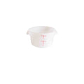2-Quart Round Food Storage Container White