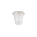4-Quart Round Food Storage Container Clear