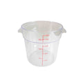 18-Quart Round Food Storage Container Clear