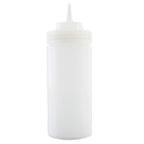 Wide Mouth Squeeze Bottle 16oz / 475ml Clear - Pack of 6