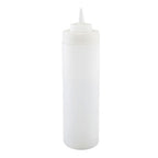 Wide Mouth Squeeze Bottle 25oz / 710ml Clear - Pack of 6