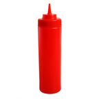 Wide Mouth Squeeze Bottle 25oz / 710ml Red - Pack of 6