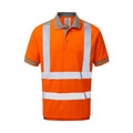 PULSAR PR176 Hi-Vis Orange Polo Shirt