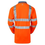 PULSAR PR470-CRS Hi-Vis Orange Cut Resistant Sleeve Polo Shirt Orange Small