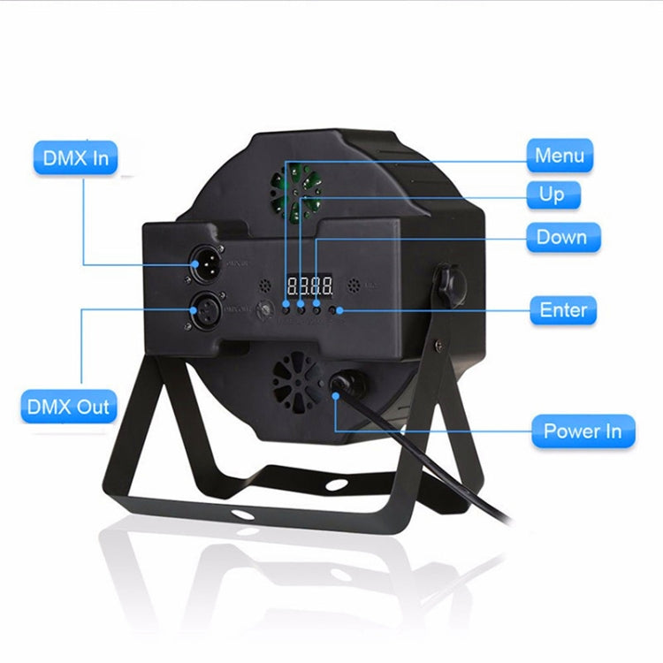 36W 36 LEDs DMX512 RGB LED PAR Light with Remote Control, Strobe + Sound Control + Self-propelled, AC 100-240V, RGB with Remote Control – Durable Build, Easy to Use