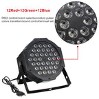 36W 36 LEDs DMX512 RGB LED PAR Light with Remote Control, Strobe + Sound Control + Self-propelled, AC 100-240V, RGB with Remote Control – Durable Build, Easy to Use