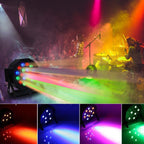 36W 36 LEDs DMX512 RGB LED PAR Light with Remote Control, Strobe + Sound Control + Self-propelled, AC 100-240V, RGB with Remote Control – Durable Build, Easy to Use