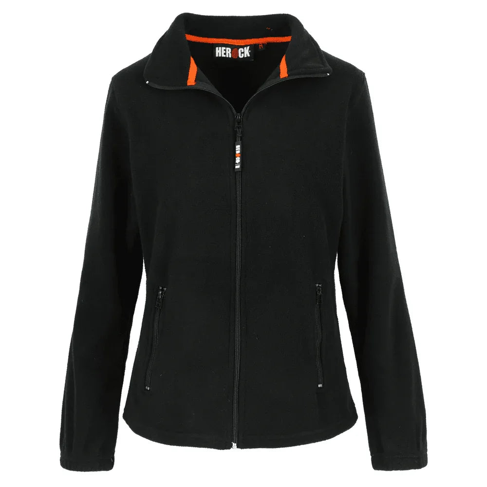 Herock Deva Ladies Full Zip Fleece Jacket Black